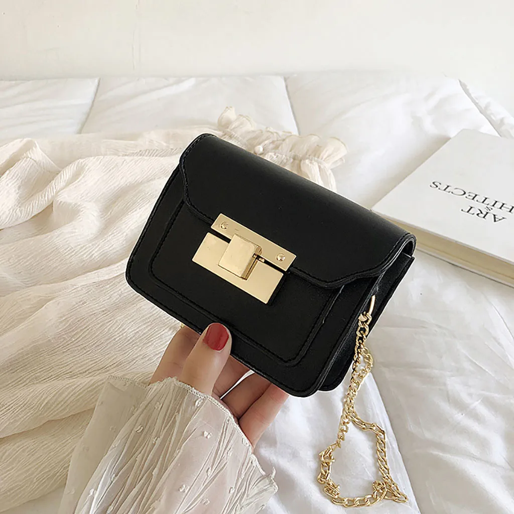Мода, повседневная Летняя женская универсальная сумка на плечо с цепочкой, маленькая квадратная пляжная простая сумка