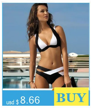 Black And White Split Sexy Biquini Bikini Push Up Large Women Swimwear Brazilian Bikini plus size Swimsuit bathing suits