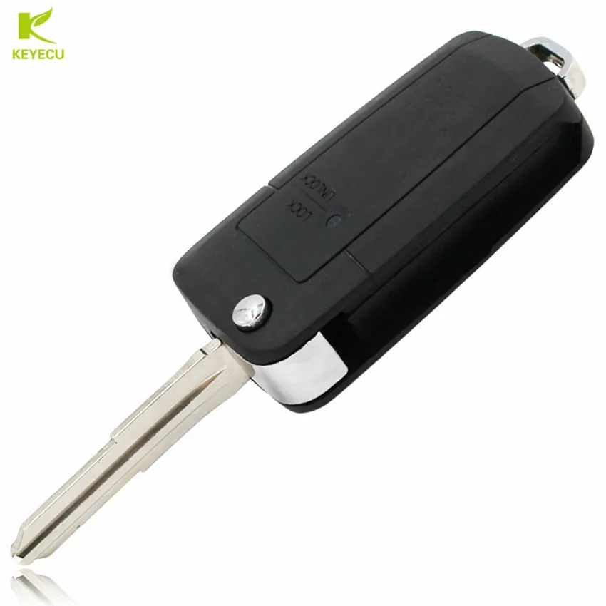 Запасной модифицированный складной чехол KEYECU для ключа с дистанционным