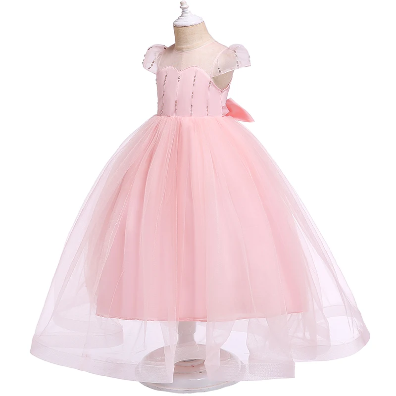 2019 Spring Summer Dress For Girls Princess Lace Teenager Wedding 5 6 7 8 9 10 11 12 13 14 Kids Dresses Clothes | Детская одежда и