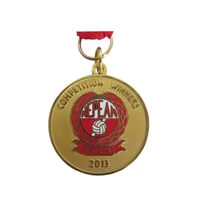low price sports medal hot sale round volleyball medal
