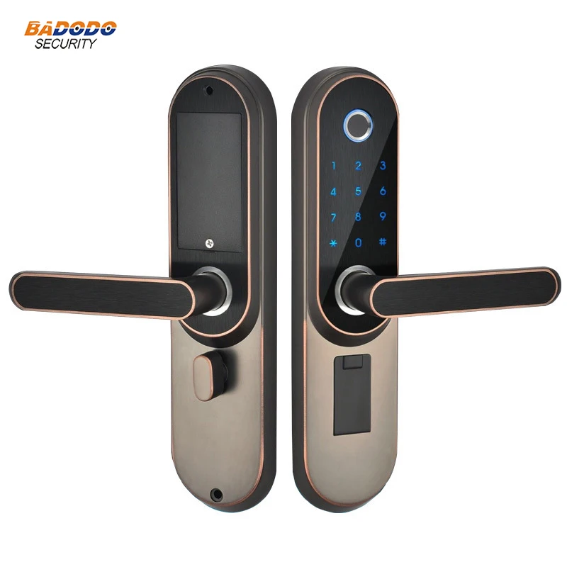 Блокировка отпечатков пальцев цифровой электронный пароль дверной замок с IC