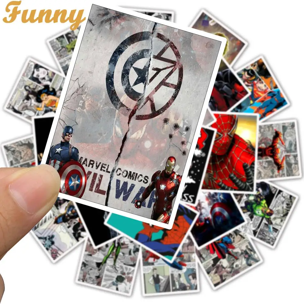 25 шт. наклейка супергероев из фильма Marvel/Дэдпул для скейтборда, мотоцикла, багажа, модные наклейки, DIY стикер s