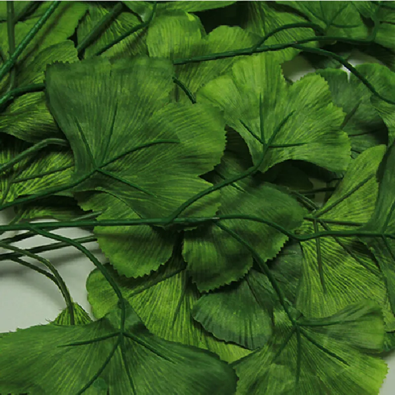 Шелковый цветок искусственное растение листья гинкго для рождества домашнего