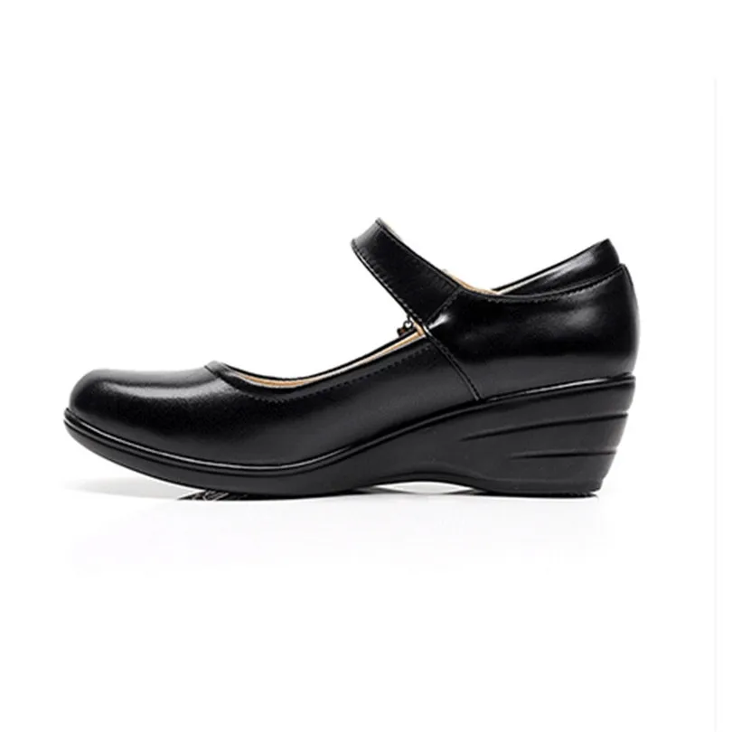 LIN KING/повседневные женские туфли лодочки из натуральной кожи Туфли на высокой