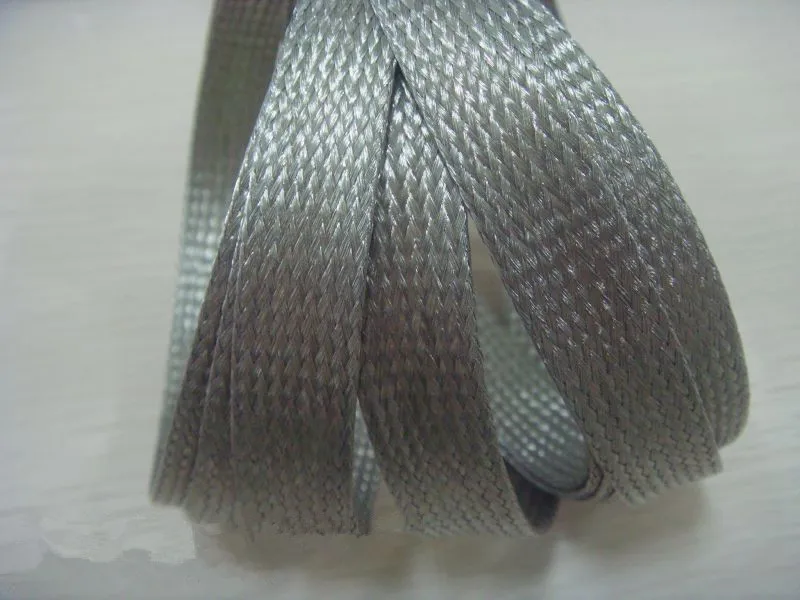 

1PCS YT1544 Tinned Copper Braided Strap 10mm2 Copper Band Copper Strip Copper wire Length 1 Meter