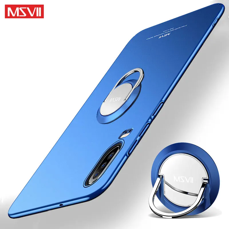 Huawei P30 Pro Чехол MSVII Жесткий Тонкий матовый Coque для huawei P30 случае P 30 Pro Lite автомобильный держатель чехол для huawei 30 облегченная Чехол