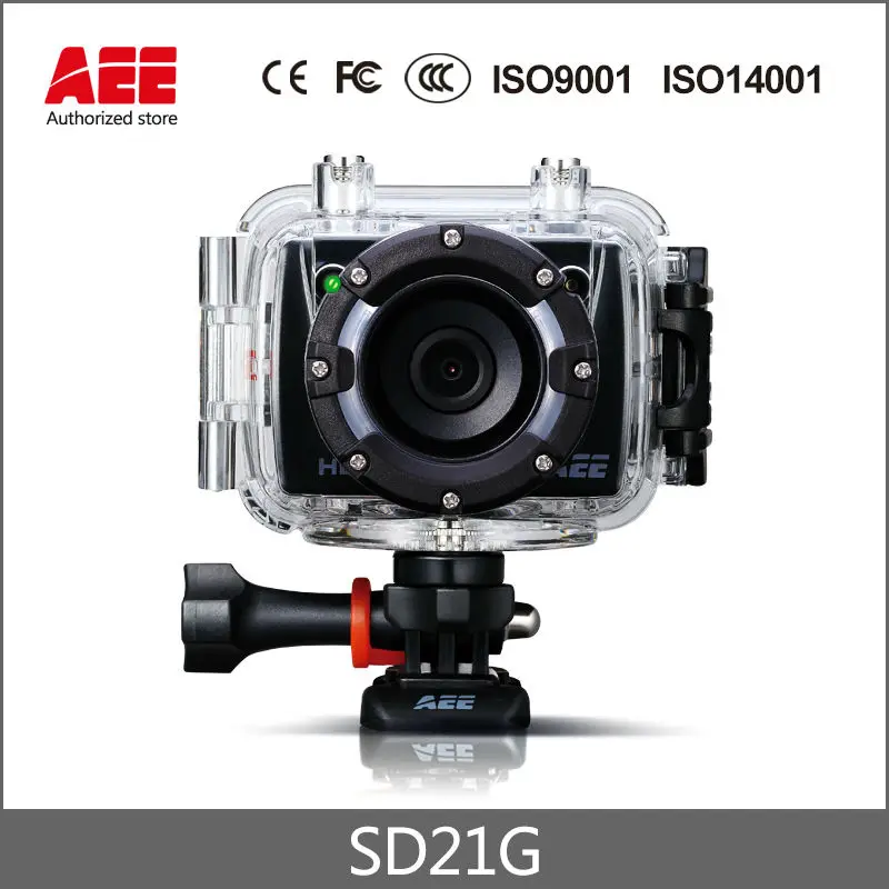 Профессиональное вождение Камера экшн камеры AEE SD21G 1080 P HD 100 м Водонепроницаемый