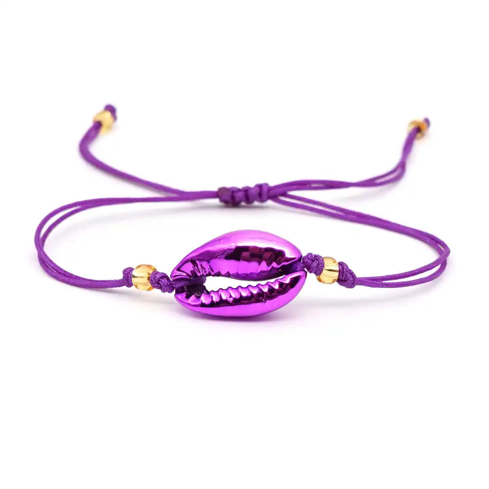 Go2boho Puka Shell Браслеты летние пляжные ювелирные изделия красочные оболочки браслет для женщин богемные браслеты трендовые женские подарки