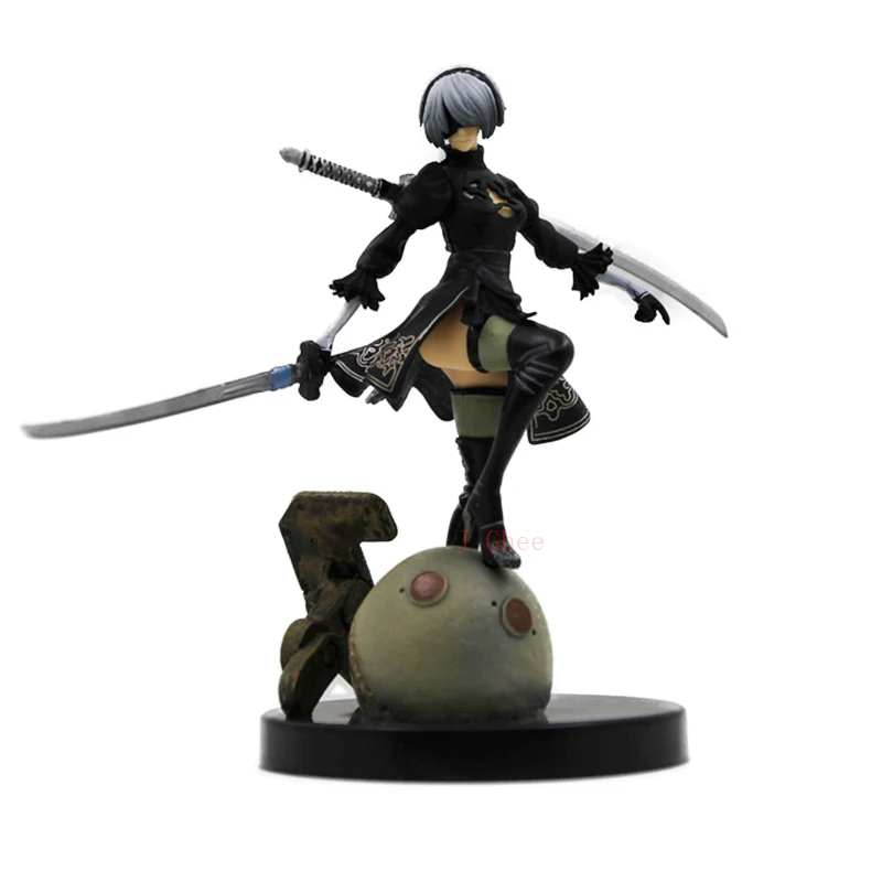 J Ghee NieR:Automata 2B YoRHa No.2 Тип B ПВХ фигурка Коллекционная модель игрушки Рождественский