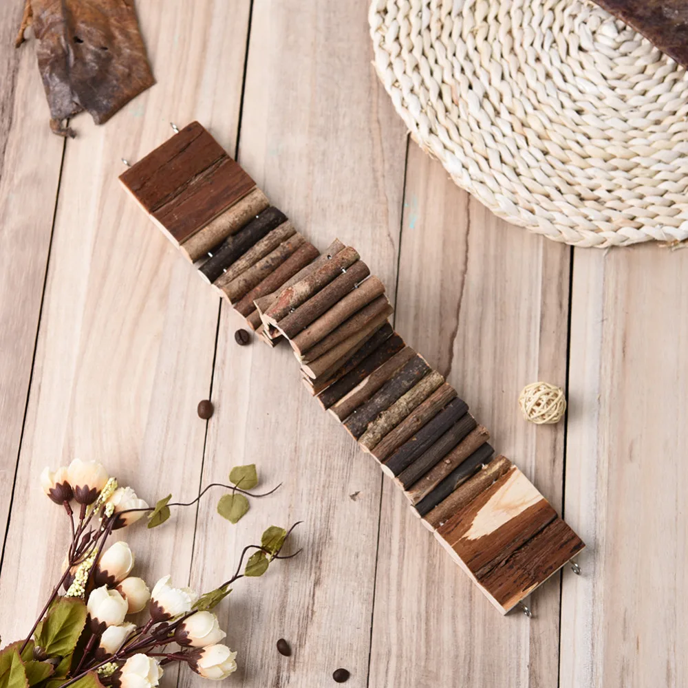 Деревянные игрушки для жевания лестницы маленьких питомцев хомяков шинчиллы