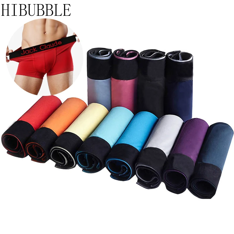 Трусы боксеры HIBUBBLE 10 шт./лот удобное мягкое нижнее белье для мужчин|boxer shorts men|boxer men