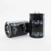12pcs 2pcs 200v 2200uf 2200uf 200v electrolytic capacitor volume 30x50mm best quality