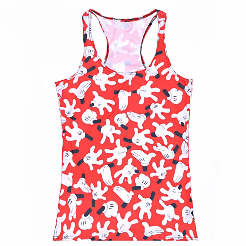 Топы летние женские блузки без бретелек рукавов с цифровым принтом Повседневная