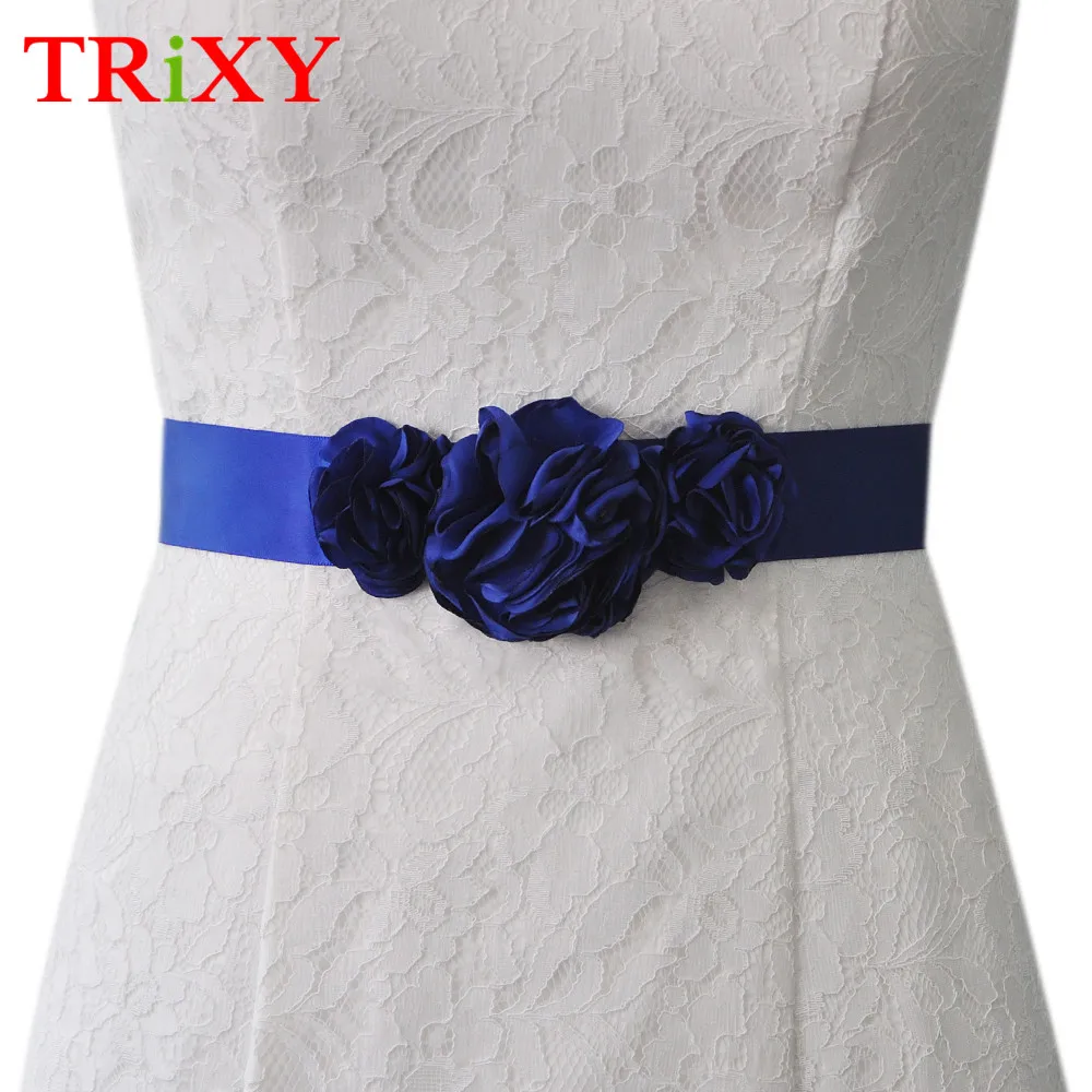 TRiXY S226 очаровательные украшения пояс цветок свадебные аксессуары свадебное
