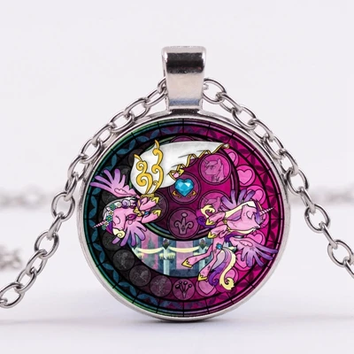 Style 1 SONGDA модное ожерелье My Little Ponies Волшебная Радуга лошадь для маленьких девочек длинная цепочка ожерелье в подарок на день рождения Аниме ювелирные изделия - Окраска металла: Style 1