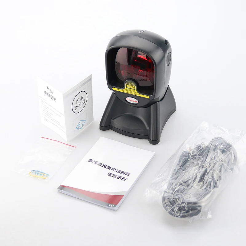 Высокое качество 20 линий лазерный Настольный планшетный сканер штрих-кода