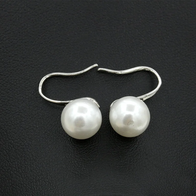 Серьги-гвоздики с жемчугом серьги кристаллом | Украшения и аксессуары