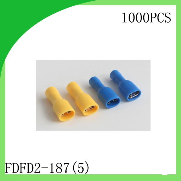 

Производство латуни 1000 шт. Φ (5) терминал холодного давления полностью изолированный гнездовой разъем Электрический обжимной терминал