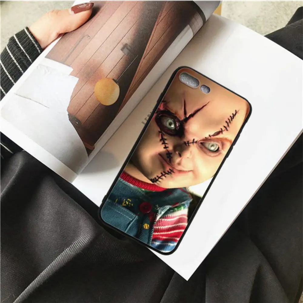 OUTMIX Чаки обои Симпатичные из мягкого ТПУ чехол оболочка для iPhone 8 8plus XS max XR 7 7plus 6 6s