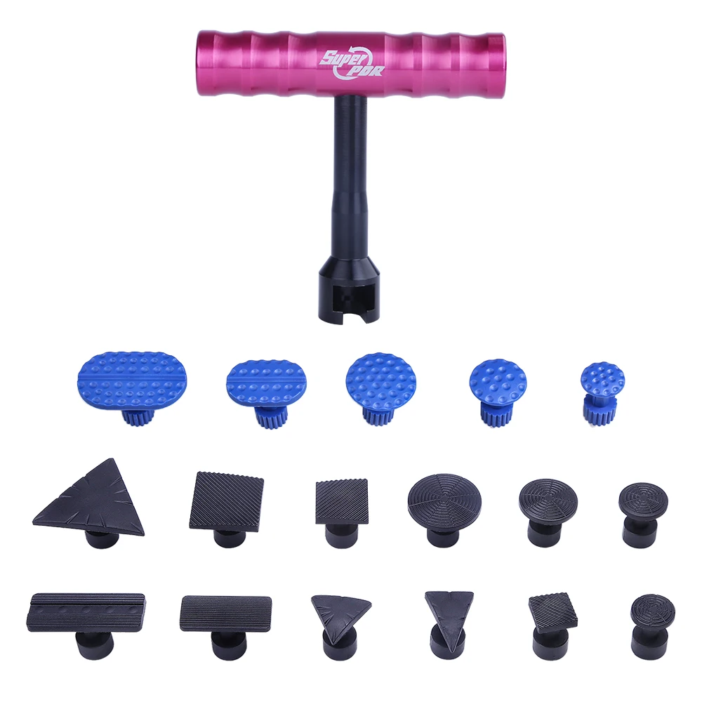 Набор инструментов PDR для ремонта автомобиля небольшие красные наборы вмятин