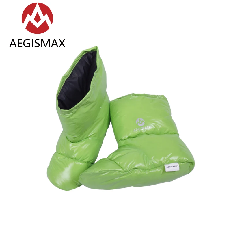 Мужские и женские зимние Пуховые носки AEGISMAX 650FP теплые тапочки для кемпинга