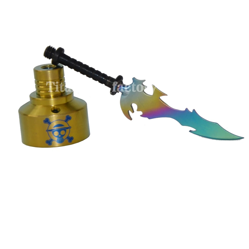 Титановый гвоздь из титана Carb Cap 14 мм 18 воск Dab инструмент для резьбы цветной меч