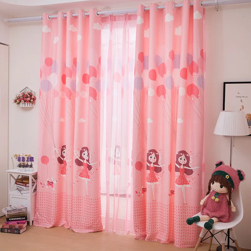 Шторы для Спальни Свободная Перевозка Груза! Скорость Затенения 96% Home Decor Розовый
