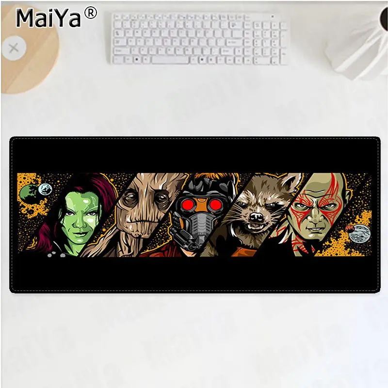 Lock Edge 40X90cm Maiya My Favorite Marvel Comics логотип геймерская игра коврик для мыши большой коврик для мыши клавиатуры коврик - Цвет: Lock Edge 40X90cm