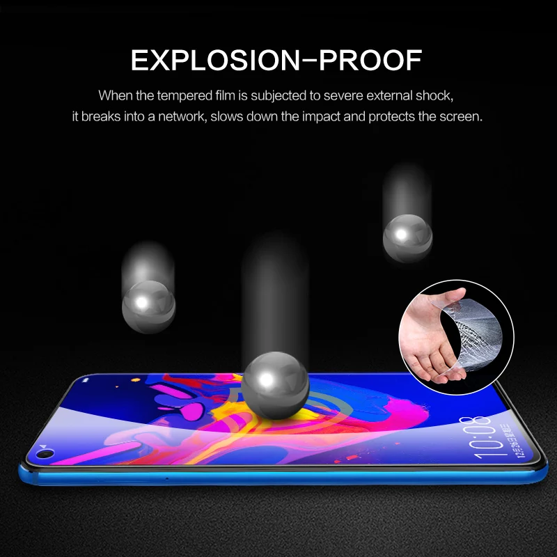 Защитное стекло SmartDevil закаленное для Huawei Honor 8 9 V9 i play Note10 V20 20i|Защитные стёкла и