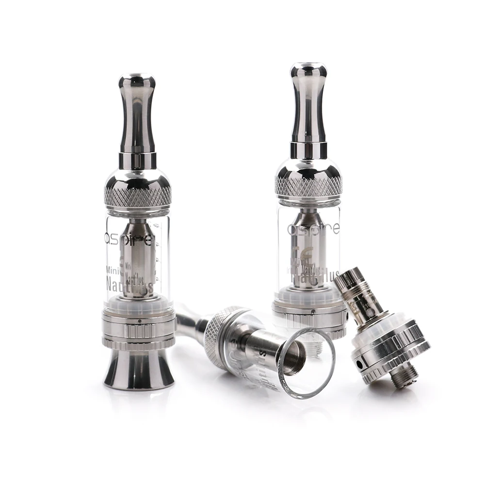 Aspire Nautilus мини BVC 2 мл пирекс стеклянный бак 0 поток воздуха Регулируемая