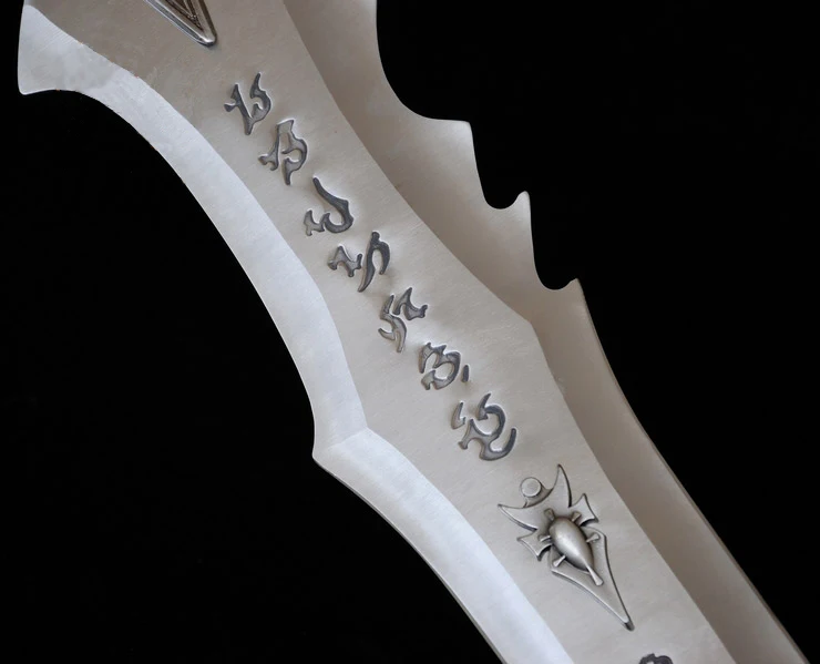 S1702 вау Король смерти Рыцари FROSTMOURNE ARTHAS меч 1:1 Реплика с 3D креплением 47