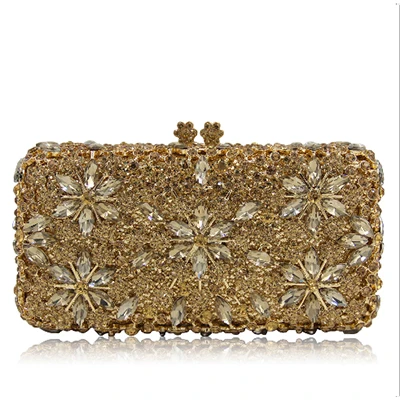 Женская сумка клатч со стразами