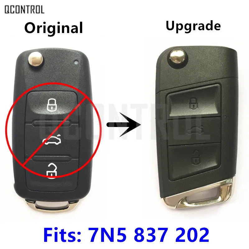 Дистанционный ключ QCONTROL для сиденья Alhambra/Altea/Ibiza/Leon/Mii/Toledo 7N5 837 202 / 7N5837202 2009 2016|key for|key