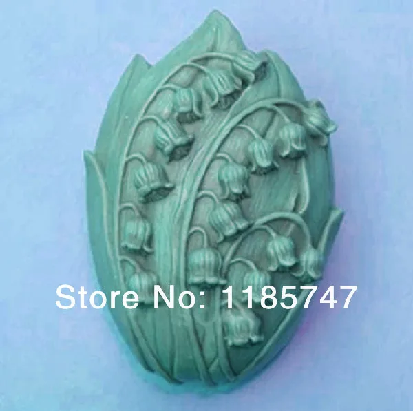 3D силиконовая форма для мыла Лилия долины шоколадная формочки сахарного