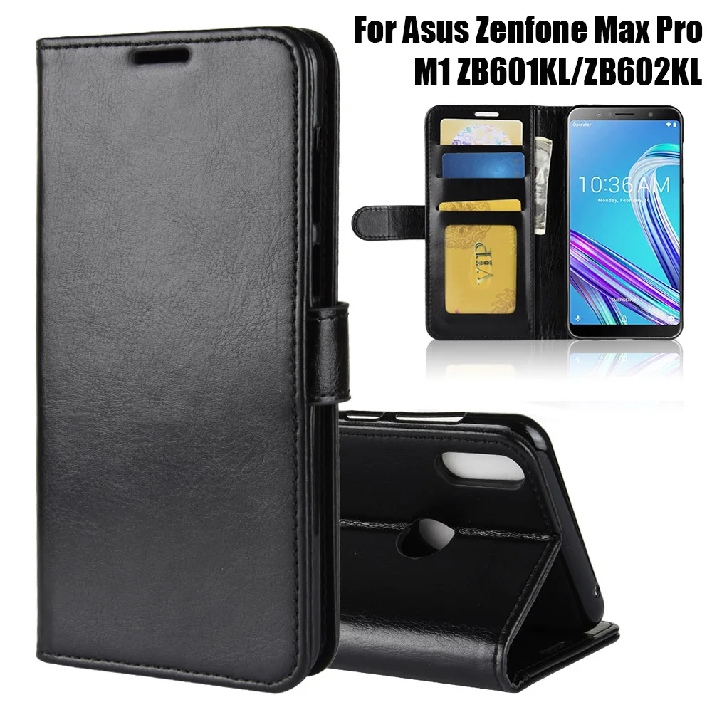 Чехол-Кошелек JONSNOW для Asus Zenfone Max M2 ZB633KL, кожаный чехол для Asus ZB602KL ZB555KL ZC520KL ZB631KL, Роскошный чехол из искусственной кожи