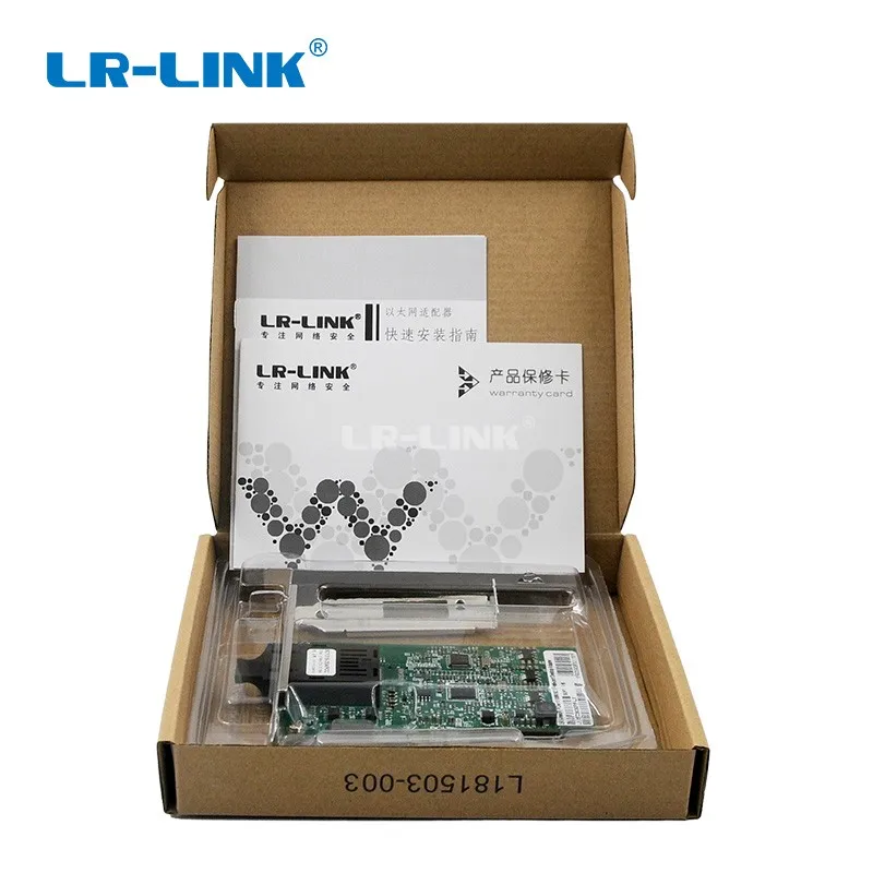 Оптоволоконный адаптер локальной сети LR LINK 9030PF LX 100 Мб Nic 100FX pci express x1 сетевая карта
