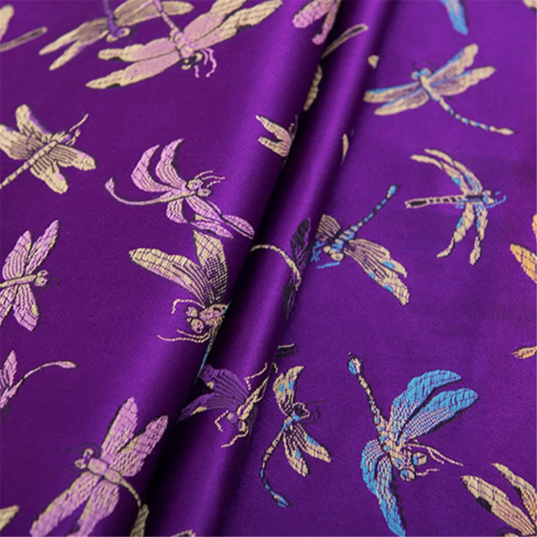 Жаккардовая Дамасская китайская детская одежда кимоно Hanfu жаккардовая атласная