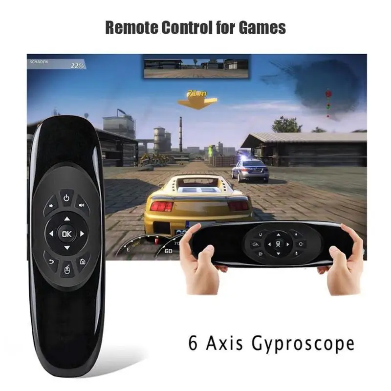 3 в 1 клавиатура+ беспроводная мышь+ игровой контроллер C120 Fly Air mouse 2,4G 6 Axis sensor 3 цвета подсветка пульт дистанционного управления