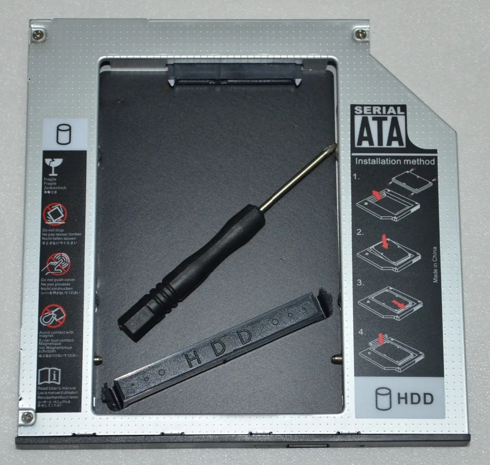 9 5 мм SATA 3 III 2nd жесткий диск SSD чехол оптического устройства Caddy адаптер рамки
