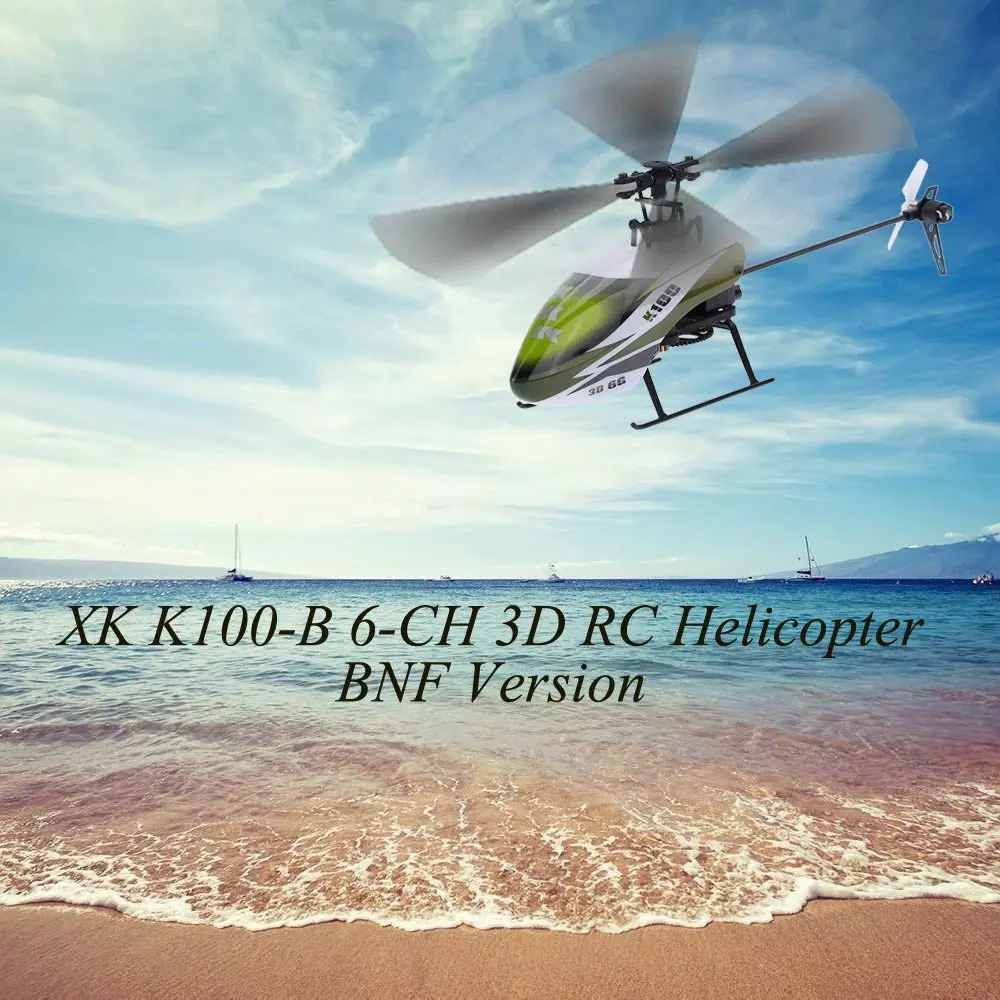 БНФ модель Original XK Falcon K100-B K100B 6CH 3D 6G система бесщеточный двигатель BNF RC вертолет без