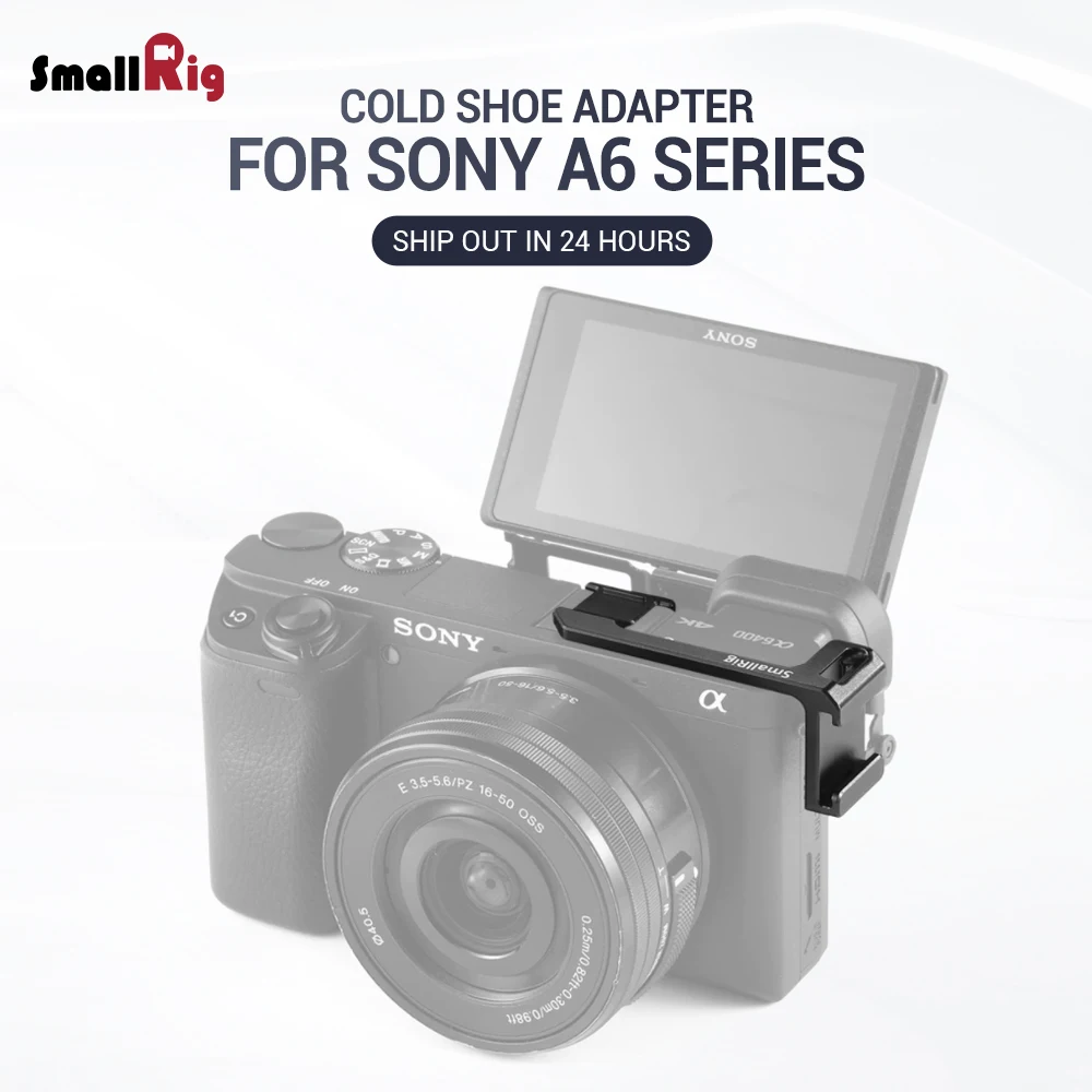 SmallRig камера A6400 Холодный башмак адаптер(левая сторона) для sony A6000/A6100/A6300/A6400/A6500 камера для подключения микрофона BUC2342