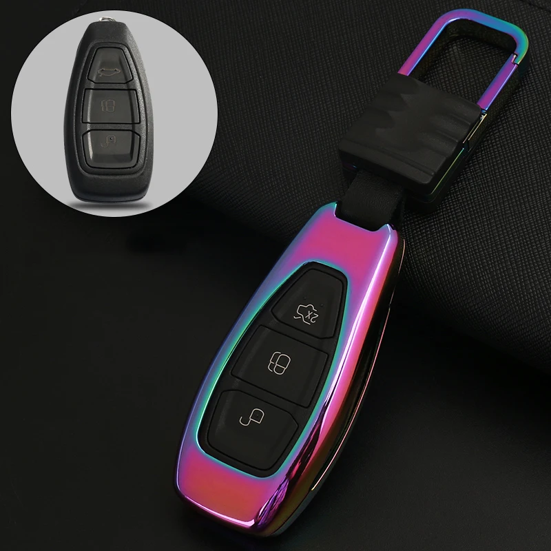 2018 новое кольцо для ключей автомобиля из сплава брелок чехол Ford Mondeo Ecosport Kuga|auto key