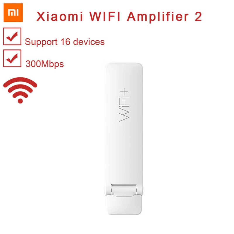 Оригинальный Xiaomi WIFI усилитель 2 300 м Mi ретранслятор расширитель антенна