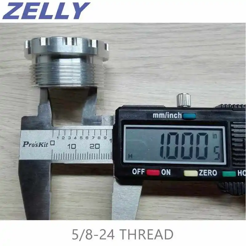 5/8 &quotx24 tpi Концевая крышка адаптера для 1 1/2&quot x 6 &quotловушка растворителя/комплект