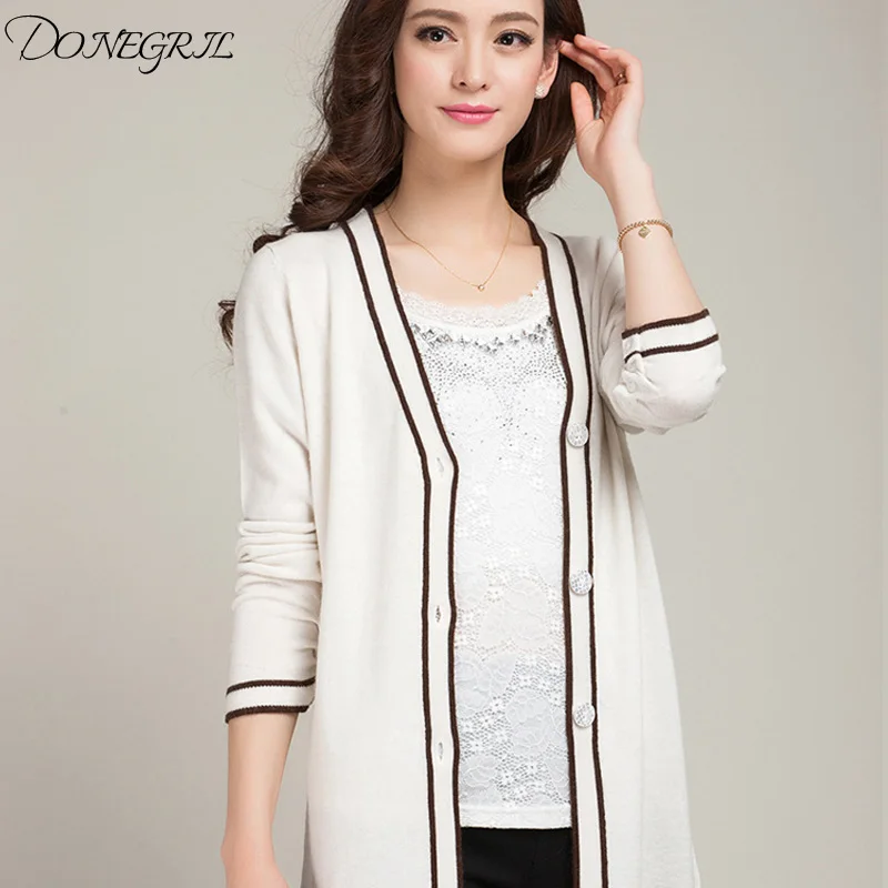 New Thin knit cardigan sweater new spring summer hollow loose shawl long women's thin coat |