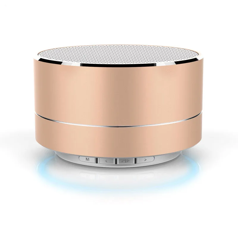 Алюминий сплав Беспроводной bluetooth-динамики Открытый Портативный Мини Металл