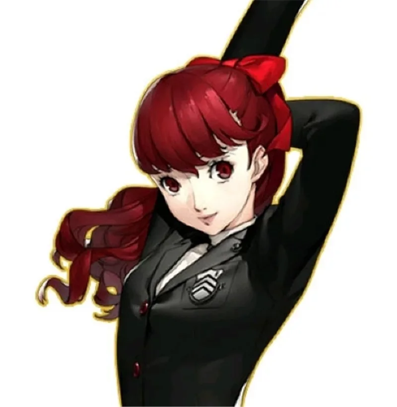 Новое прибытие игра Persona 5 косплей парик Королевский P5R Косплей конский хвост волосы термостойкий синтетический парик Хэллоуин вечерние Косплей