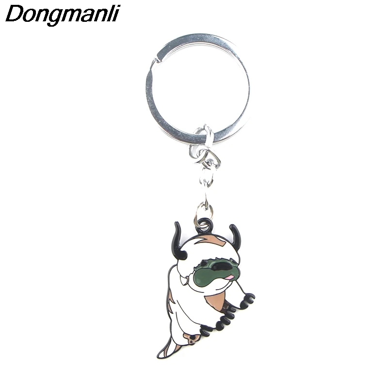P3881 Dongmanli Аватар: держатель для ключей милый эмалированный металлический кулон