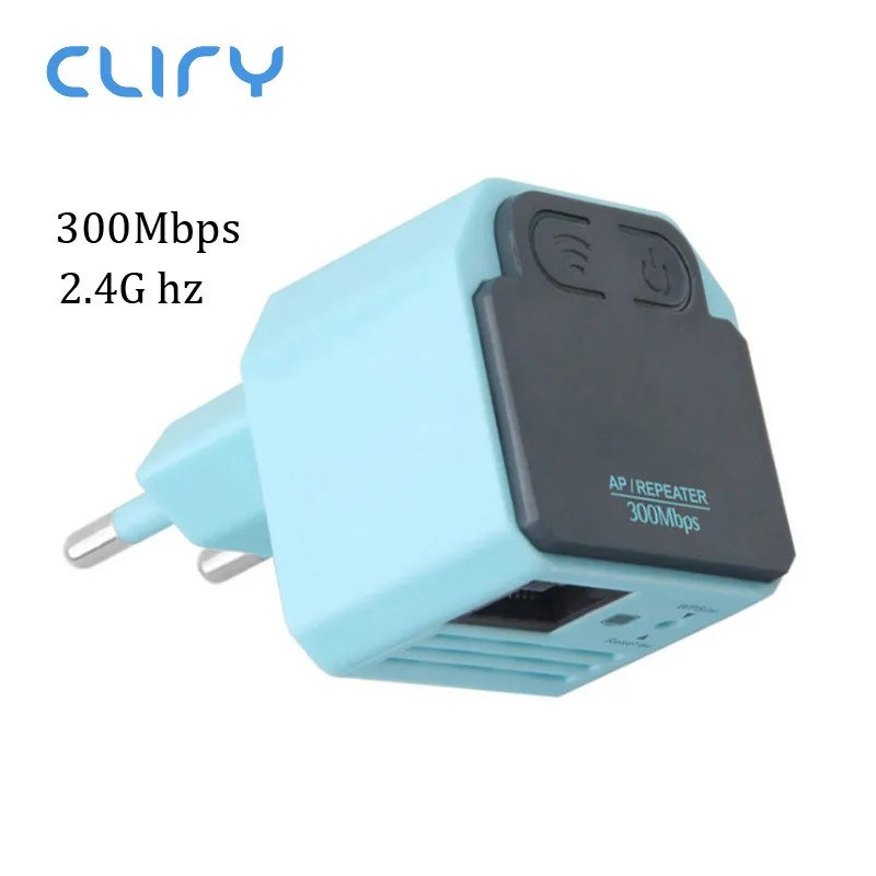 Cliry 802.11b/g/n 300 Мбит/с wi fi маршрутизатор Expander Roteador Беспроводной ретранслятор extender 2